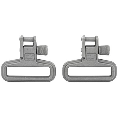 GrovTec US Inc GTSW05 Mil-Force Swivel Rifle 1.25'' Black Zinc Phosphate Steel