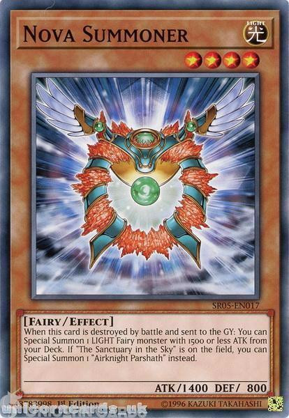 SR05-EN017 Nova Summoner 1st Edition Mint YuGiOh Card