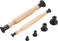 Valve Lapper Tool Set with 4 Suction Plates | Double Ended Valve Hand Lapping Gr