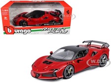 FERRARI SF90 XX STRADALE RED 1/24 DIECAST MODEL CAR BY BBURAGO 26032