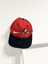 Vintage 90 s Nike Disney Mickey Hat Rare Red ...