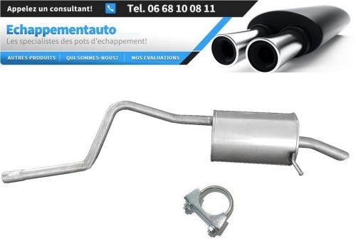 Silencieux arrière Dacia Lodgy 1.6 LPG pot d'échappement 2012-2022