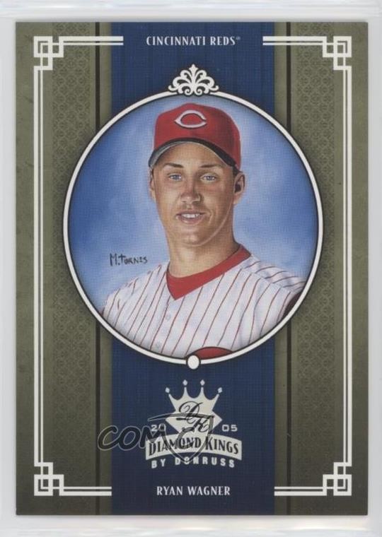 2005 Donruss Diamond Kings Silver 38/50 Ryan Wagner #73 0j5