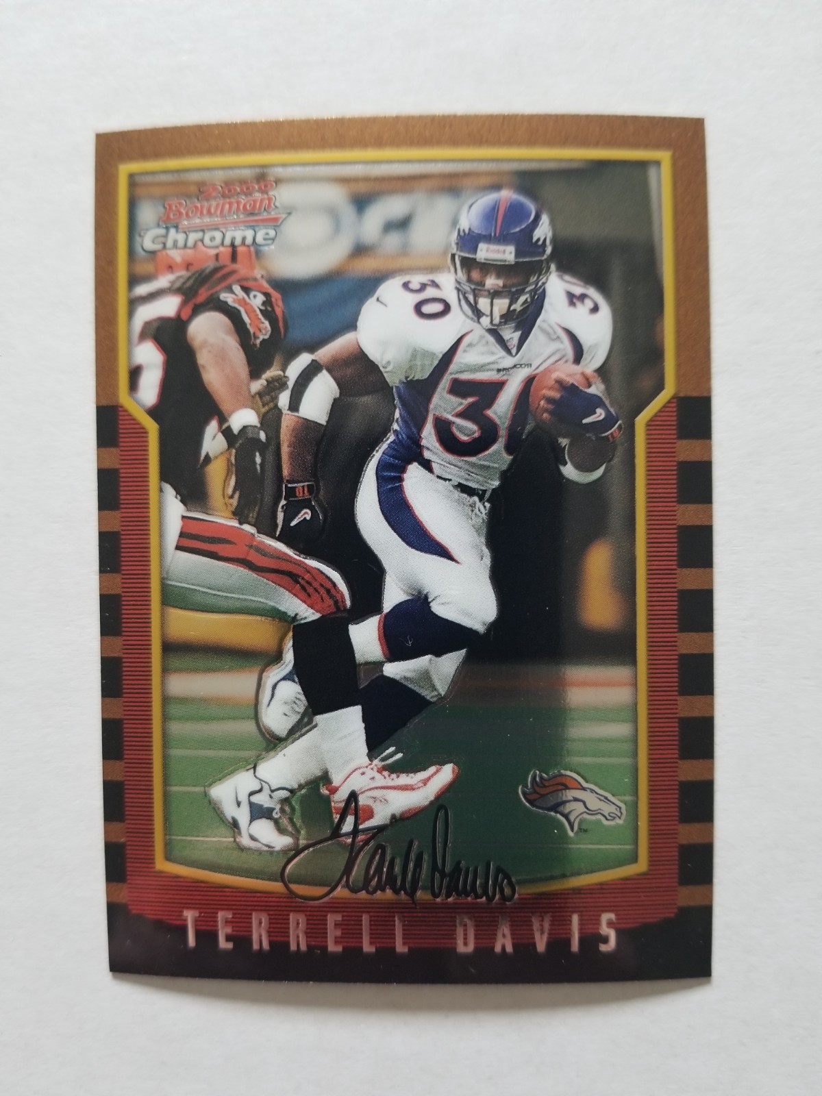 2000 Bowman Chrome Terrell Davis #124 Broncos