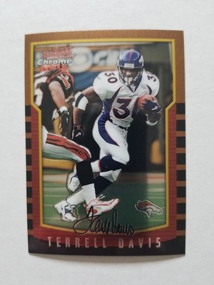 2000 Bowman Chrome Terrell Davis #124 Broncos