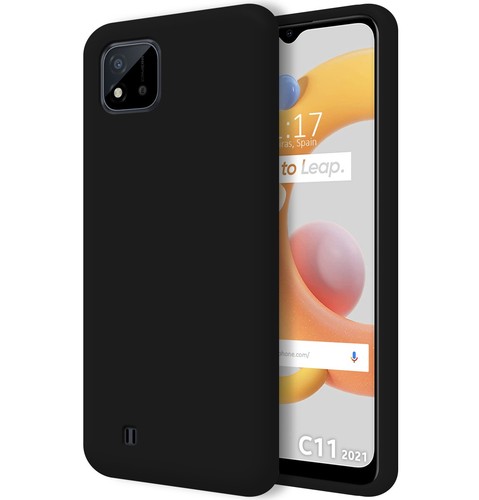 Tumundosmartphone Custodia a libro con finestra per Realme C21Y / C25Y colore nero