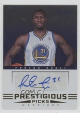 2012-13 Prestige Prestigious Picks Signatures Festus Ezeli #74 Auto 0d08