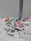 17pc Lot Of Vintage 90s TMNT Accessories.