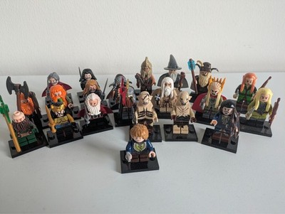 21 Charaktere Custom Minifiguren aus Herr der Ringe: Der Hobbit, Zwerge, Elfen