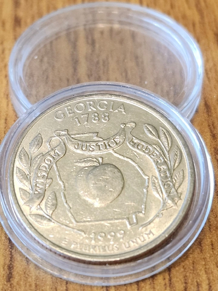 50% Off Sale - 1999D Georgia State Quarter Collectible Quarter from Bank Rolls - Image 2 of 4