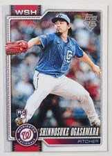 2026 Topps Series 1 Shinnosuke Ogasawara Canvas Parallel Rookie Card /50