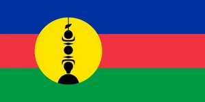 New Caledonia Flag Self Adhesive Vinyl Sticker