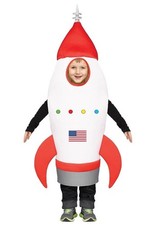 Fun World Toddler Rocket Ship Unisex 3D Halloween Costume, Toddler 3T-4T New NIP
