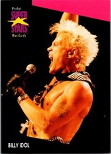 1991 Pro Set MusiCards Music Super Stars - BILLY IDOL