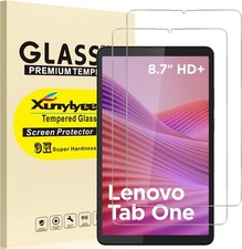 2-Pack Screen Protector for Lenovo Tab One 8.7" Tempered Glass Film