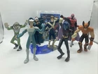 Vintage 2001 Burger King X-Men Evolution Figures Marvel Comics Loose (Set Of 7)