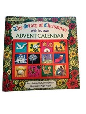 Vintage Christmas Advent Calendar 1973 Hardcover Picture Book Holiday Tradition
