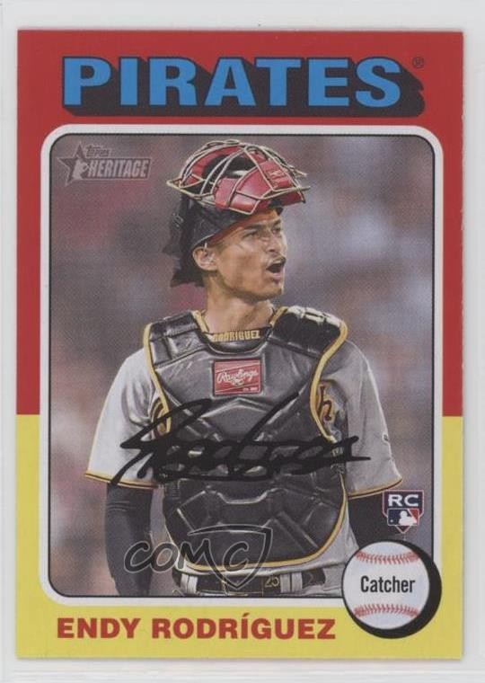 2024 Topps Heritage Rookies Endy Rodriguez Endy Rodríguez #488 0c4