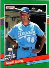 Mark William Davis K.C Royals 560 Donruss 1990 Baseball Card