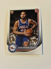 JOHNI BROOME (RC) 2025-26 Bowman Basketball #35 Philadelphia 76ers