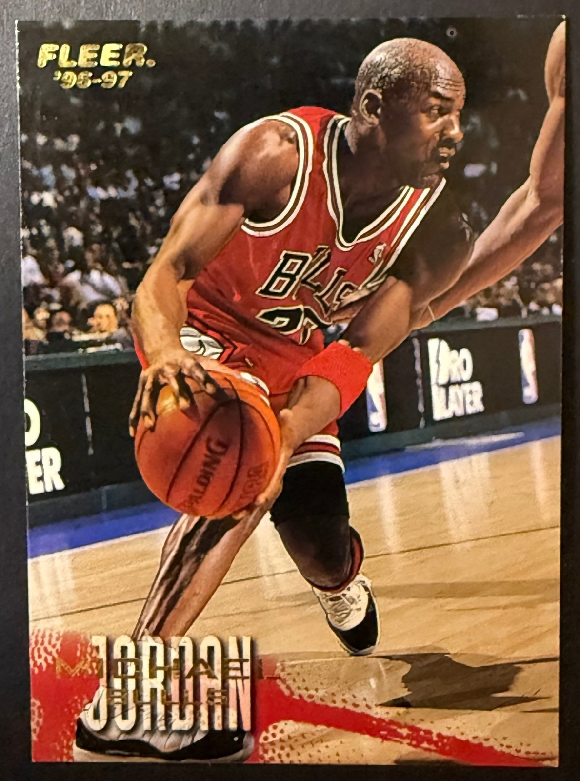 1996-97 Fleer Basketball Michael Jordan #13 Chicago Bulls