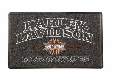 Tappeto Tappetino Zerbino Gomma Antiscivolo Legend B S Nero Harley Davidson Ebay