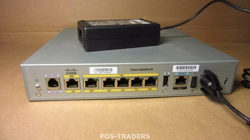 CISCO - CISCO866VAE-K9 866VAE V01 Secure router VDSL2/ADSL2+ over ISDN INCL PSU