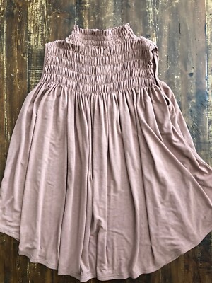 Allie Rose Mauve Mock Neck Flare Top Small