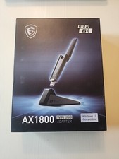 NEW MSI AX1800 802.11ax Dual-Band WiFi 6 MU-MIMO USB Adapter With Cradle 