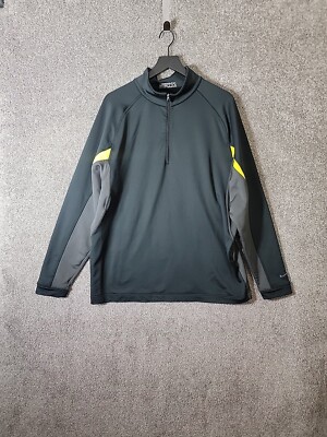 nike therma men's mock neck top