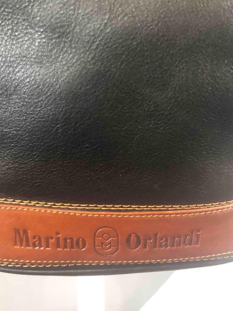 Genuine Leather Two-Tone Bifold Wallet With "Be Strong" Motif - Men's Classic Billfold