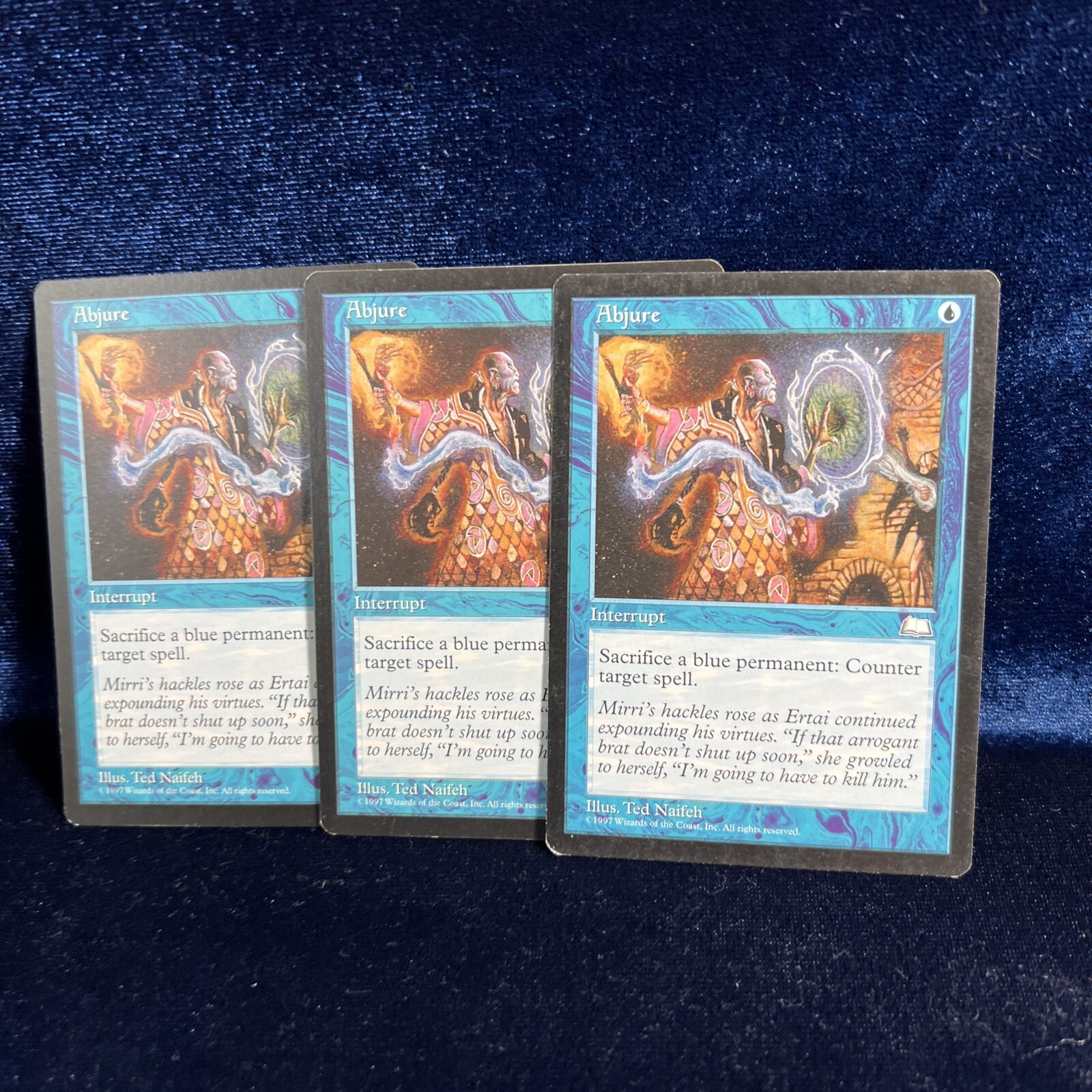 Abjure Weatherlight Mtg Magic The Gathering Card 1997 3