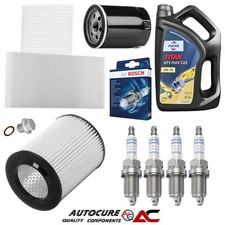 FOR HONDA CR-V 2.0 I-VTEC MK2 FILTER SERVICE KIT, BOSCH PLUGS & 5L OIL
