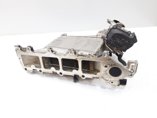 2020 VOLKSWAGEN GOLF INTAKE MANIFOLD THROTTLE 04L129766O 04L129766K 2.0TDI - Picture 4 of 7
