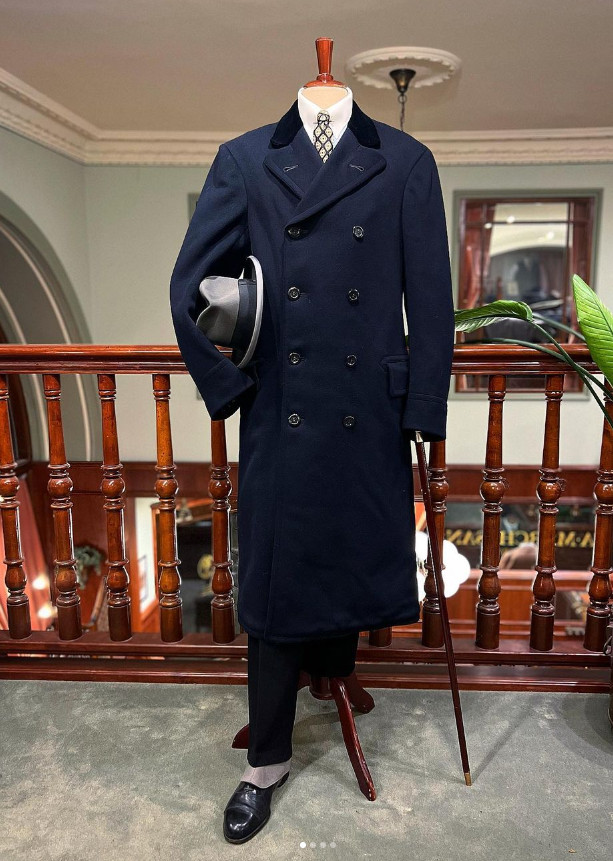 1940s double breasted wool fireman coat 6W7O1-m70540173649  