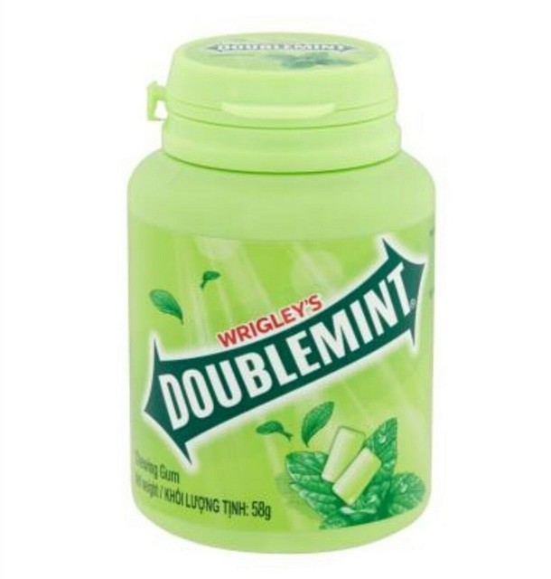 Wrigley's Doublemint Chewing Gum Bottle 40 Pellets 58g eBay