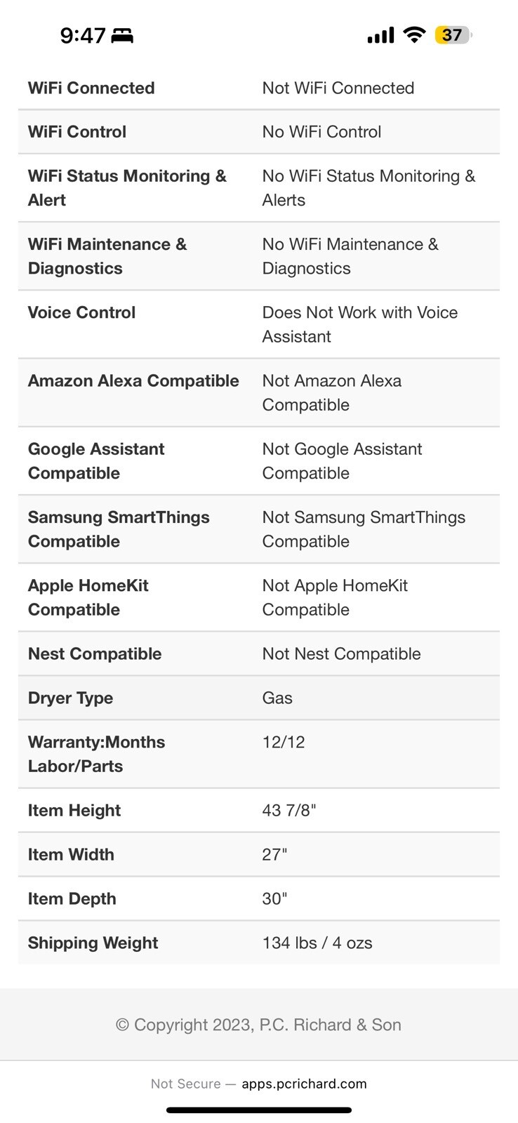 used samsung washer and dryer set eBay