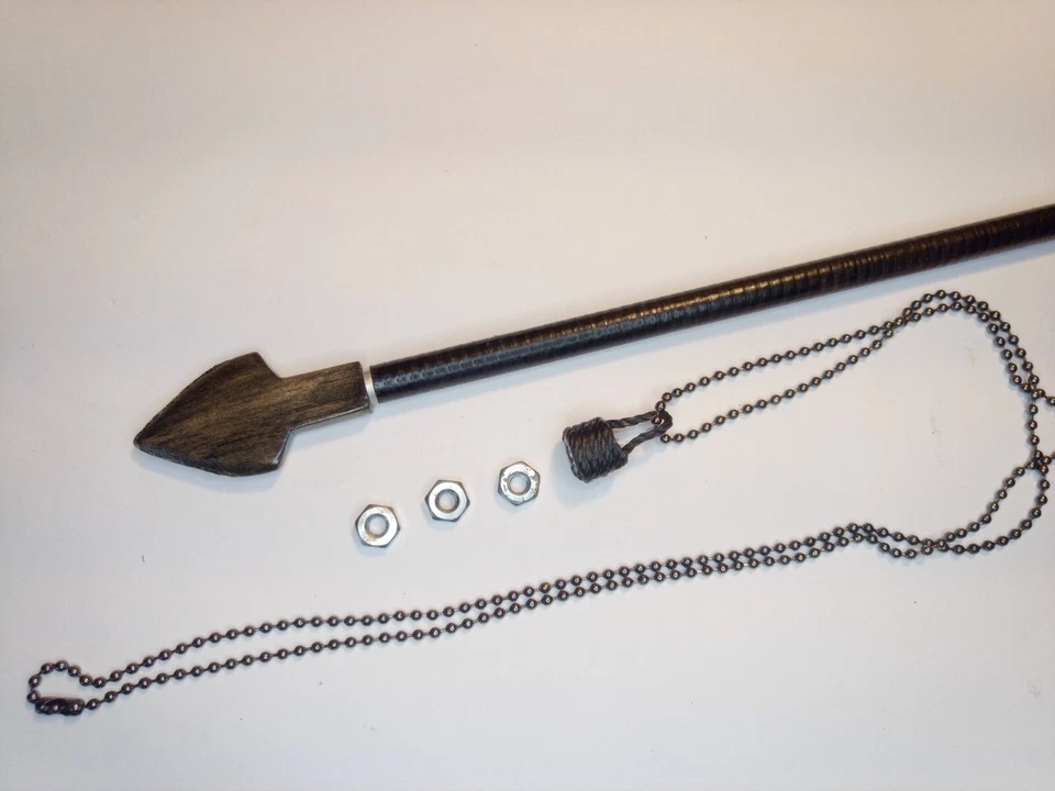 FUNCTIONAL BOW HUNTING ARROW TIP NECKLACE WEARABLE USABLE HUNTING TIP HANDMADE  - Image 3 of 4