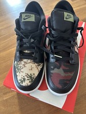 nike dunk low crazy camo verde … rare limited edition.