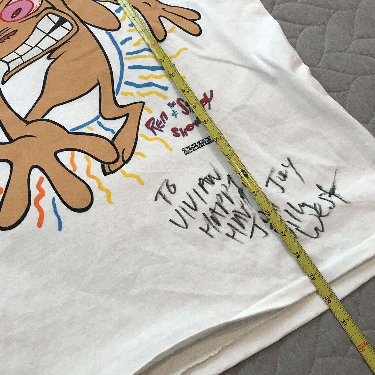 Vintage VTG 90s The Ren & Stimpy Show Nicktoons T-Shirt Mens Size