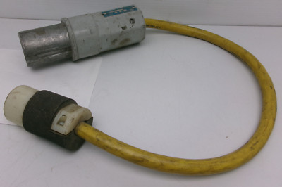 CROUSE-HINDS ARKTITE M-72 APJ-6375 3-POLE / HUBBEL 20A TWIST-LOCK #282T