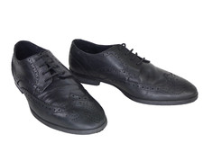 Clarks Mens Shoes Brogues Oxford Black Leather Smart School College UK 9G EU 43