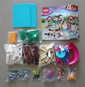 Lego Friends 41008 Heartlake City Pool 100% Complete Retired Missing Manual #1