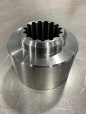 Omni Gear PN 210001 Rotary Cutter Blade Hub 15 Tooth Tapered Spline