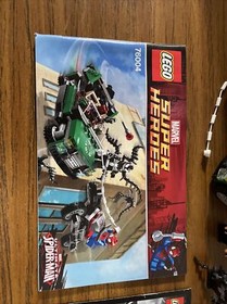 LEGO Marvel Super Heroes Spider-Man Spider-Cycle Chase (76004) with instructions