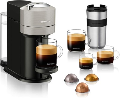 Krups Vertuo Next Cafetera expresso Nespresso para café 5 tamaños de tazas  1,1L | eBay