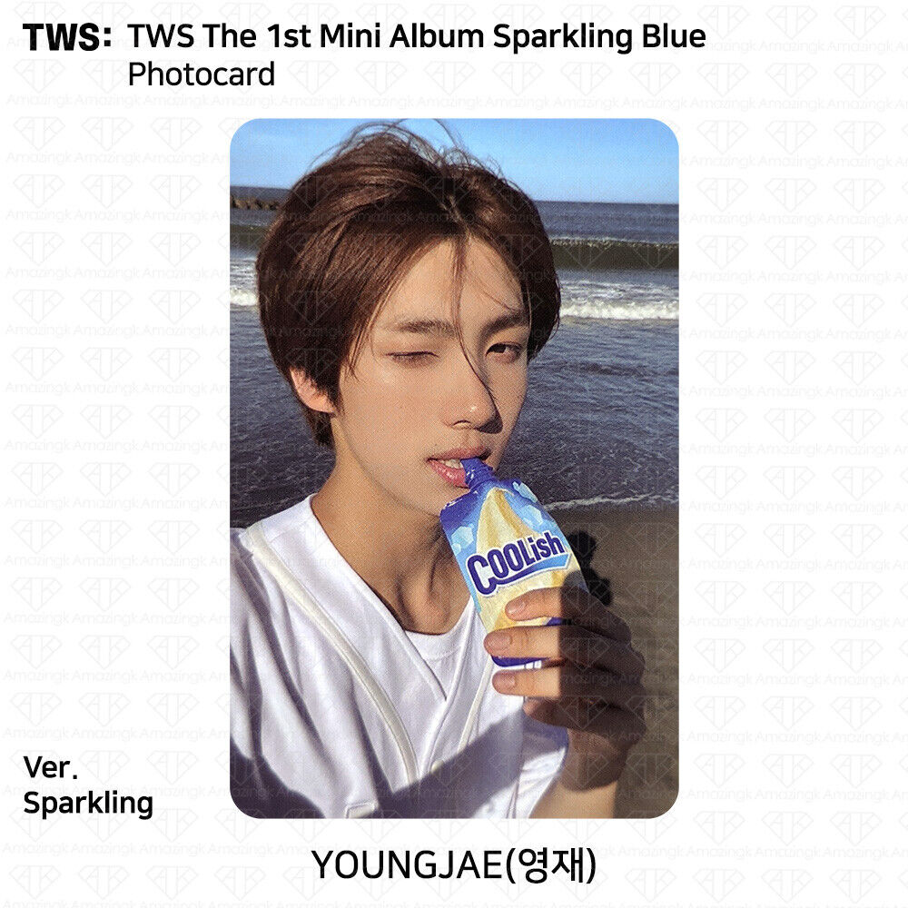 TWS 1st Mini Album Sparkling Blue Photocard Polaroid KPOP K TWS 1st Mini Album Sparkling Blue Photocard Polaroid KPOP K