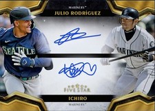 2024 Topps Five Star ICHIRO and JULIO RODRIGUEZ SIGNATURES MARINERS DIGITAL CARD