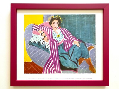 HENRI MATISSE RARE VTG 1992 FRAMED MOMA OFFSET LITHOGRAPH PRINT