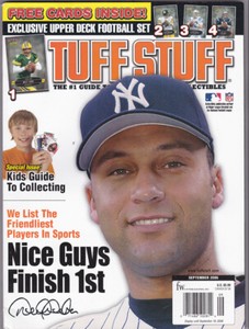 New York Yankees Derek Jeter Tuff Stuff Magazine September 2006